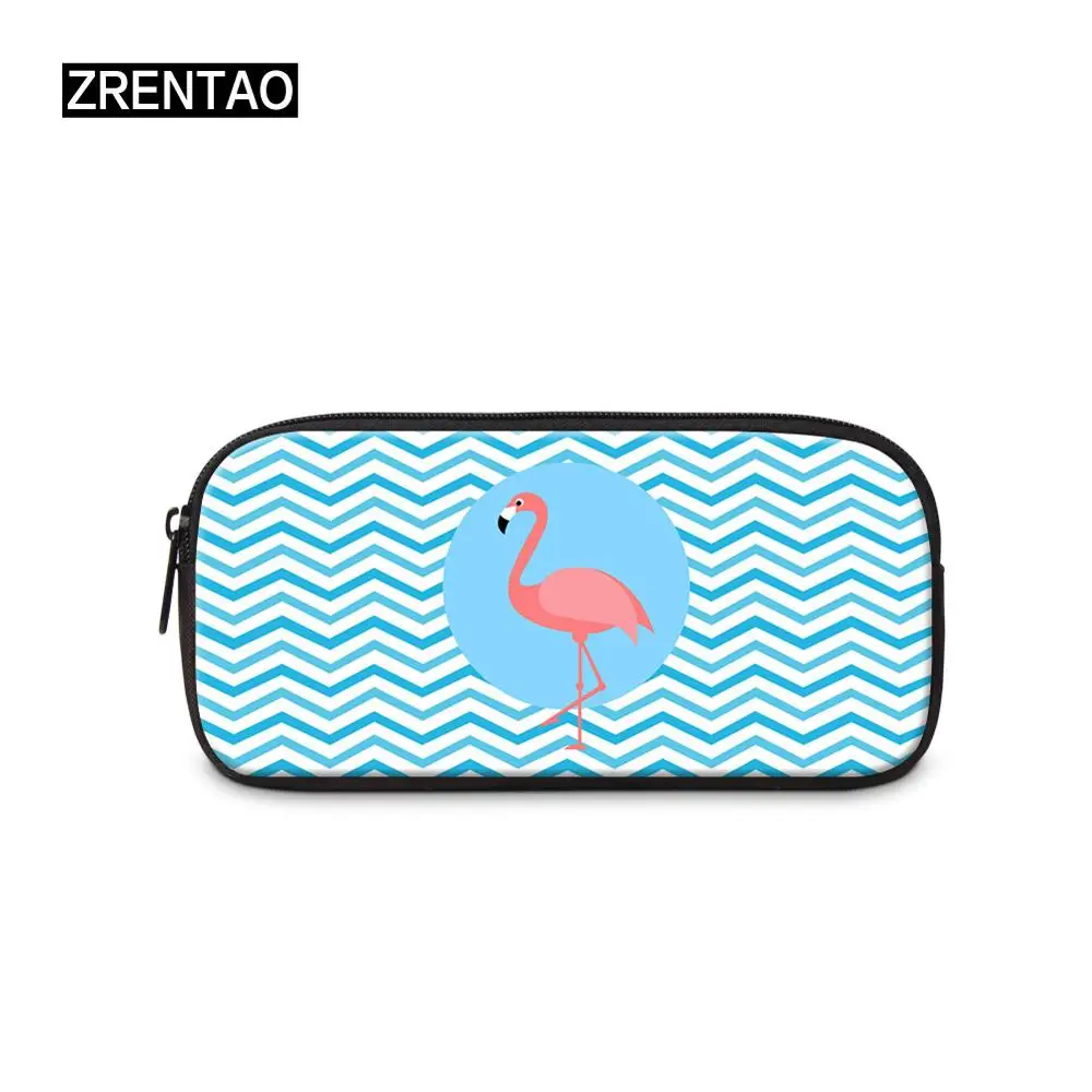 Pencil Box 5 Детские школьные подарки большой емкости пеналы Фламинго печать Офис/студентов многофункциональные Pencilbox школьные принадлежности канцелярские принадлежности - Цвет: Pencil Box 5