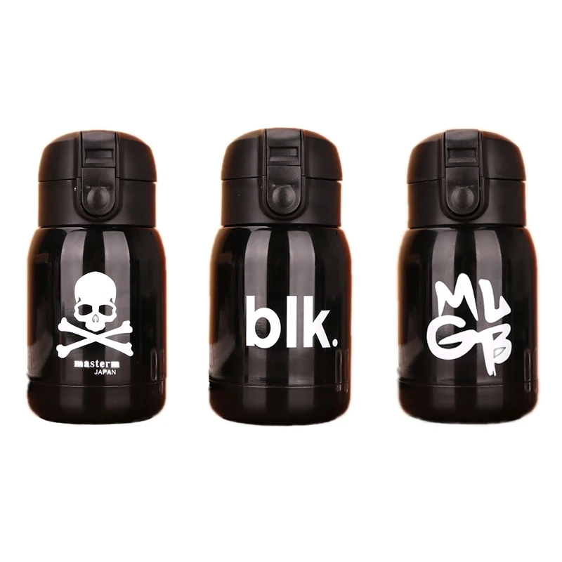 180ML Skull Mini thermos Stainless Steel Vacuum Cup for water bottle light and portable Insulated Tumbler For Car Coffee Mug | Дом и сад