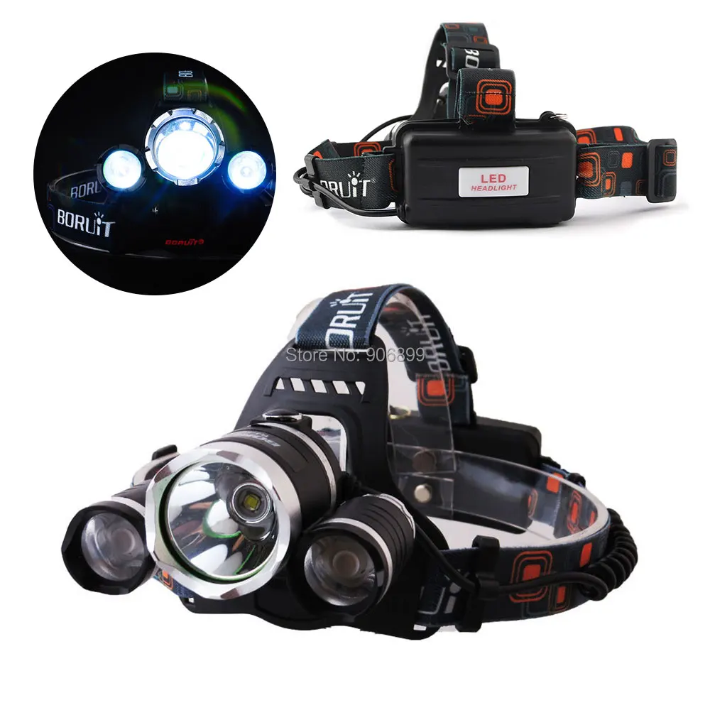 3 светодиодные фары супер Мощность 5000lm CREE xm l T6 LED оранжевый La мотоцикл Фары для
