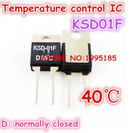 

10pcs/lot KSD01F D40 40 degree 40 C Temperature control IC TO220