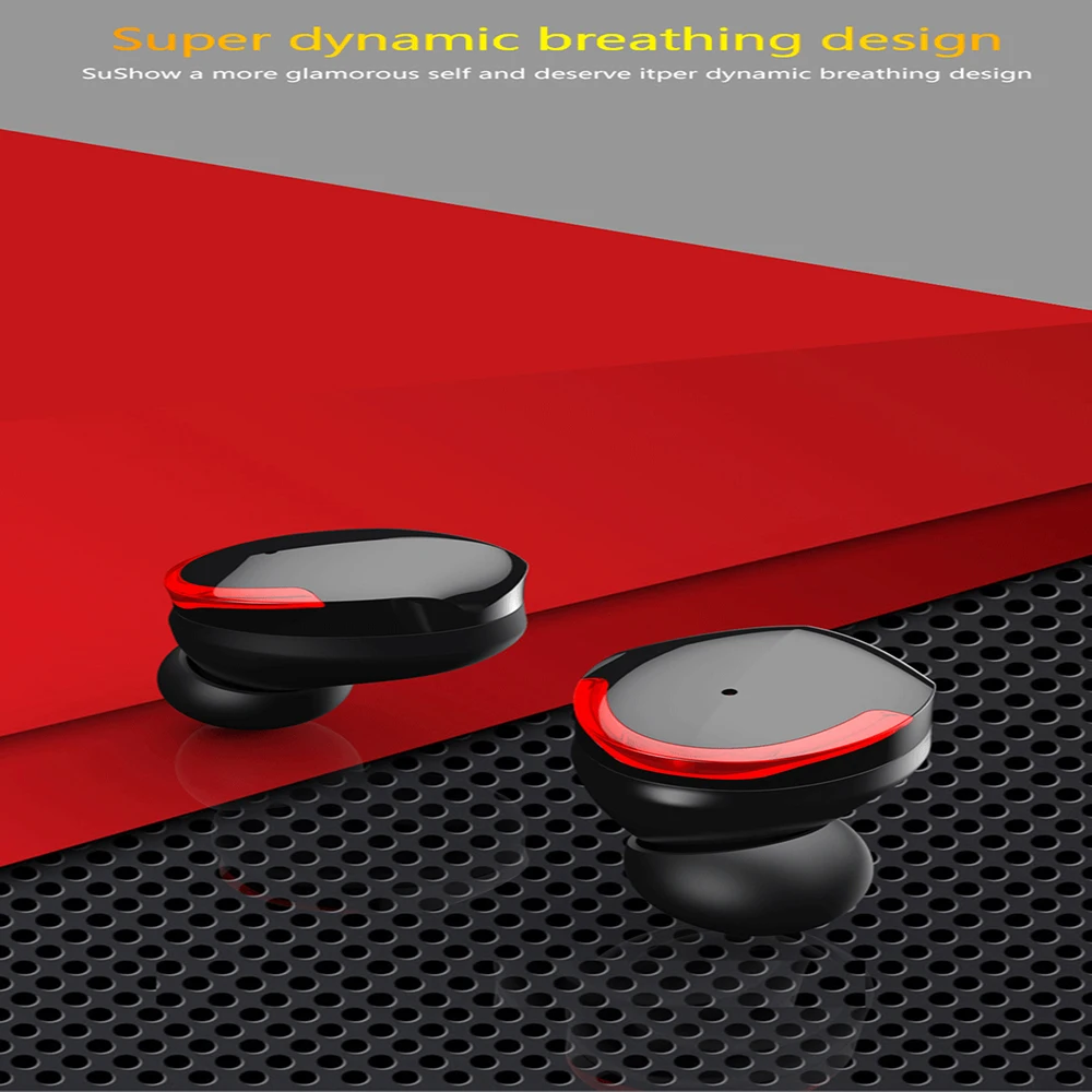 Classic R10 TWS True Wireless Earphone Waterproof IPX5 Bluetooth Headset Earbuds with LCD Screen Charging Case 3000mAh | Электроника