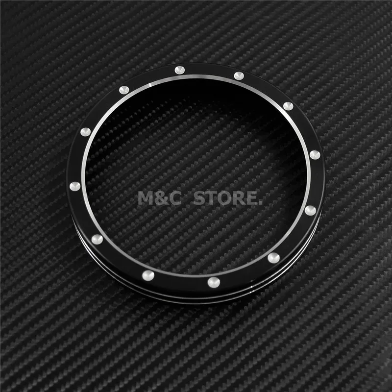 Motorcycle Black Speedometer Trim Bezel Cover Billet CNC Cut For Harley Sportster 883 1200 XL XR Iron Dyna Stree Bob Low Rider|for harley 883|harley