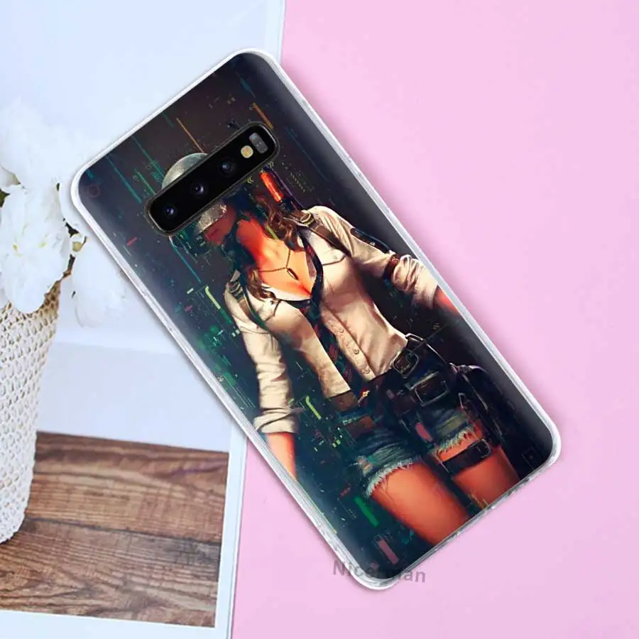 Прозрачный мягкий силиконовый чехол для samsung Galaxy S10 Plus S10e S9 S8 Plus Note 10 5G 8 9 M30, чехол из ТПУ с игровыми рисунками