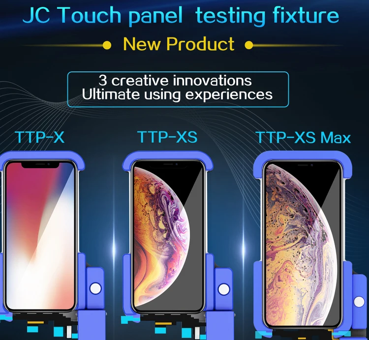 JC TP тестер тр Сенсорная панель Функция испытательный фиксатор для iPhone X XS MAX Сенсорная панель Сенсорный экран тестирование пайка не требуется