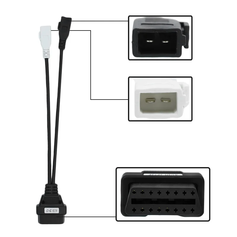 Адаптер для AU 2X2 OBD1 OBD2 автомобильный диагностический кабель 2P + подходит Au 2X2Pin к