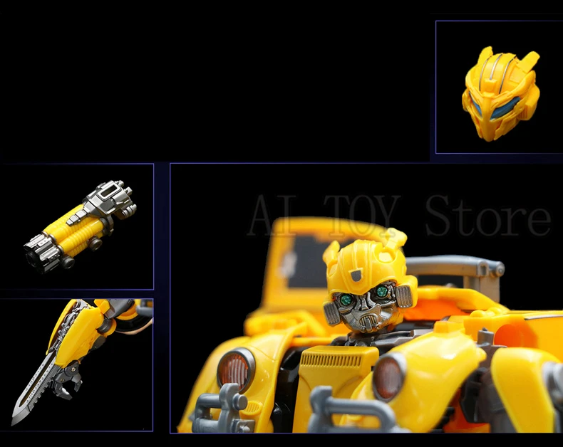 Black Mamba Transformation BMB H6001-5 SS BEE 28CM Oversize Movie Action Figure Alloy Robot Toys