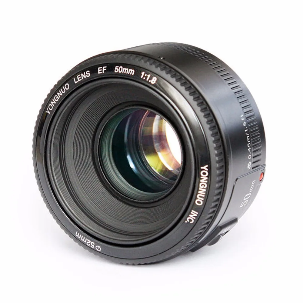YONGNUO YN EF 50 мм f/1,8 AF апертура объектива Автофокус YN50mm f1.8 объектив для Canon EOS DSLR камер