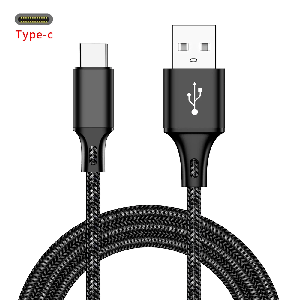 Black MUSTTRUE USB C кабель для быстрой зарядки для samsung s9 s8 s10 a50 type c кабель для синхронизации данных для Xiaomi Redmi Note 7 K20 Pro type C кабель - Цвет: Black