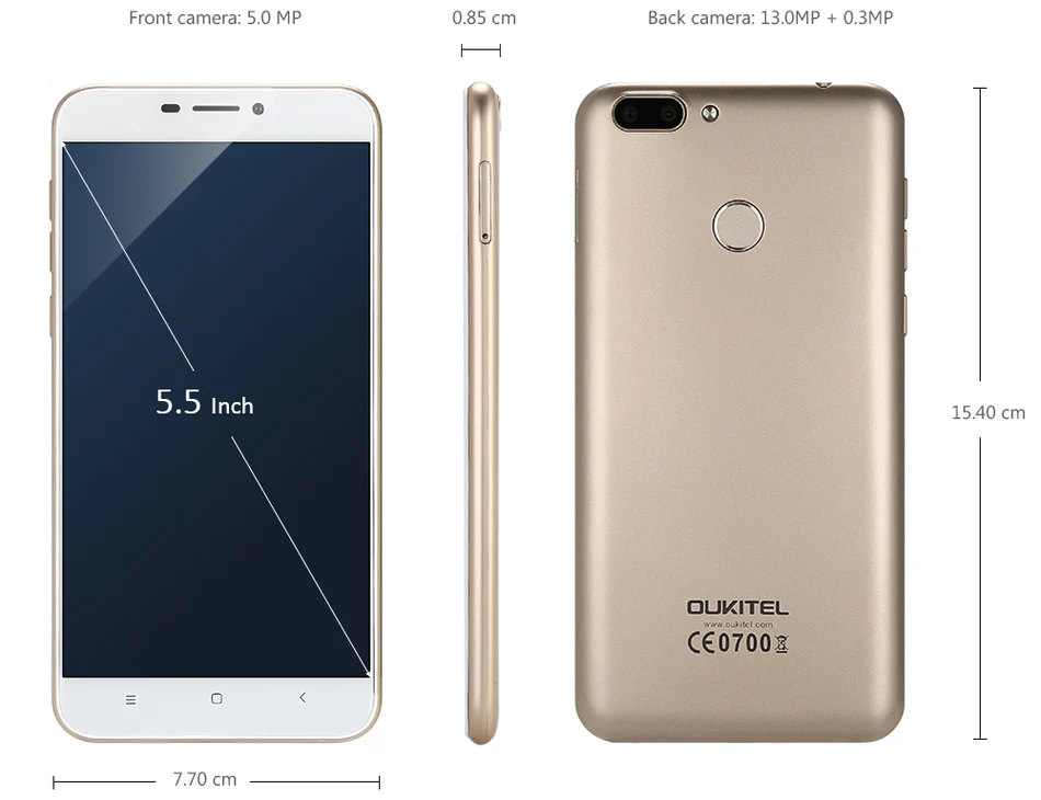 Оригинальный oukitel u20 plus Громкий динамик для Oukitel U20 Plus 5 дюймов IPS FHD MTK6737T