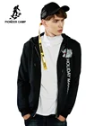 Мужская толстовка с капюшоном Pioneer Camp, черная толстовка в стиле преппи, спортивная одежда, AWY701238