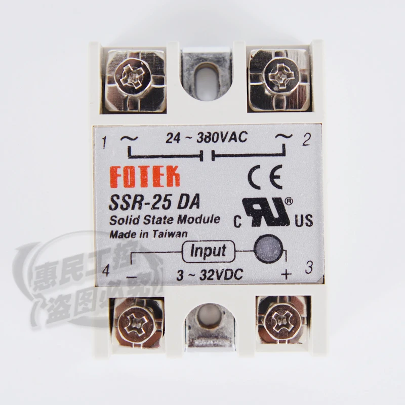 Однофазное твердотельное реле FOTEK модель SSR 25DA 25a постоянного тока класса a