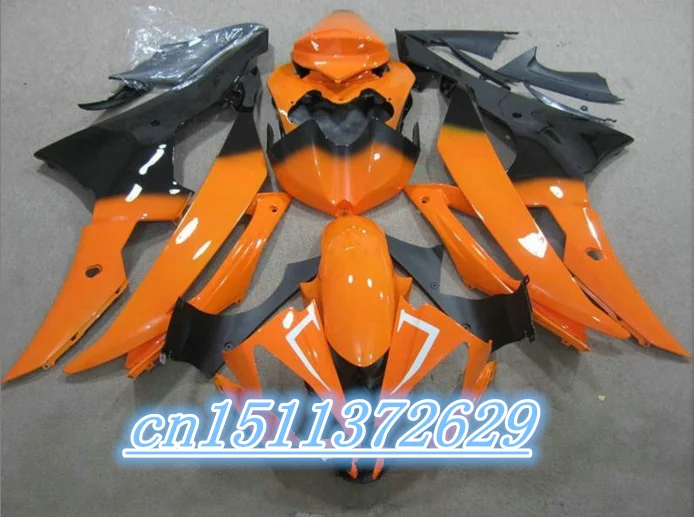 Bo оранжевые черные Обтекатели YZF-600 R6 2008-2014 YZF-R6 YZFR6 2008 2009 2010 2011 2012 2013 2014 | Автомобили