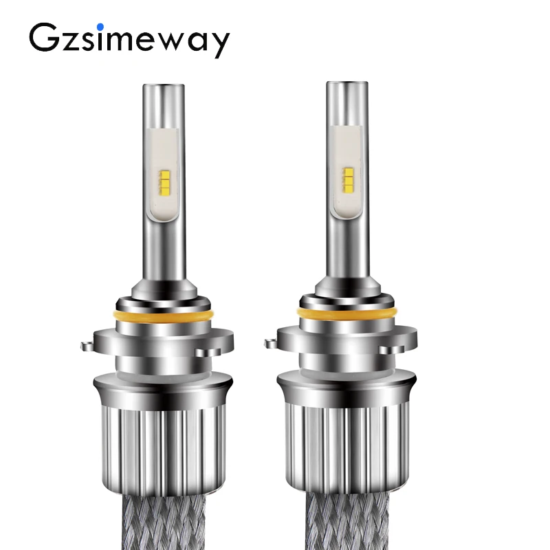 Gzsimeway Автомобильные светодиодные фары H11 H8 6000K H1 H3 H4 H7 H9 Hb3 9005 9012 h27 D2R D2S HB4