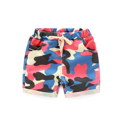 2017 летние детские короткие штаны Детские камуфляжные шаровары свободные шорты