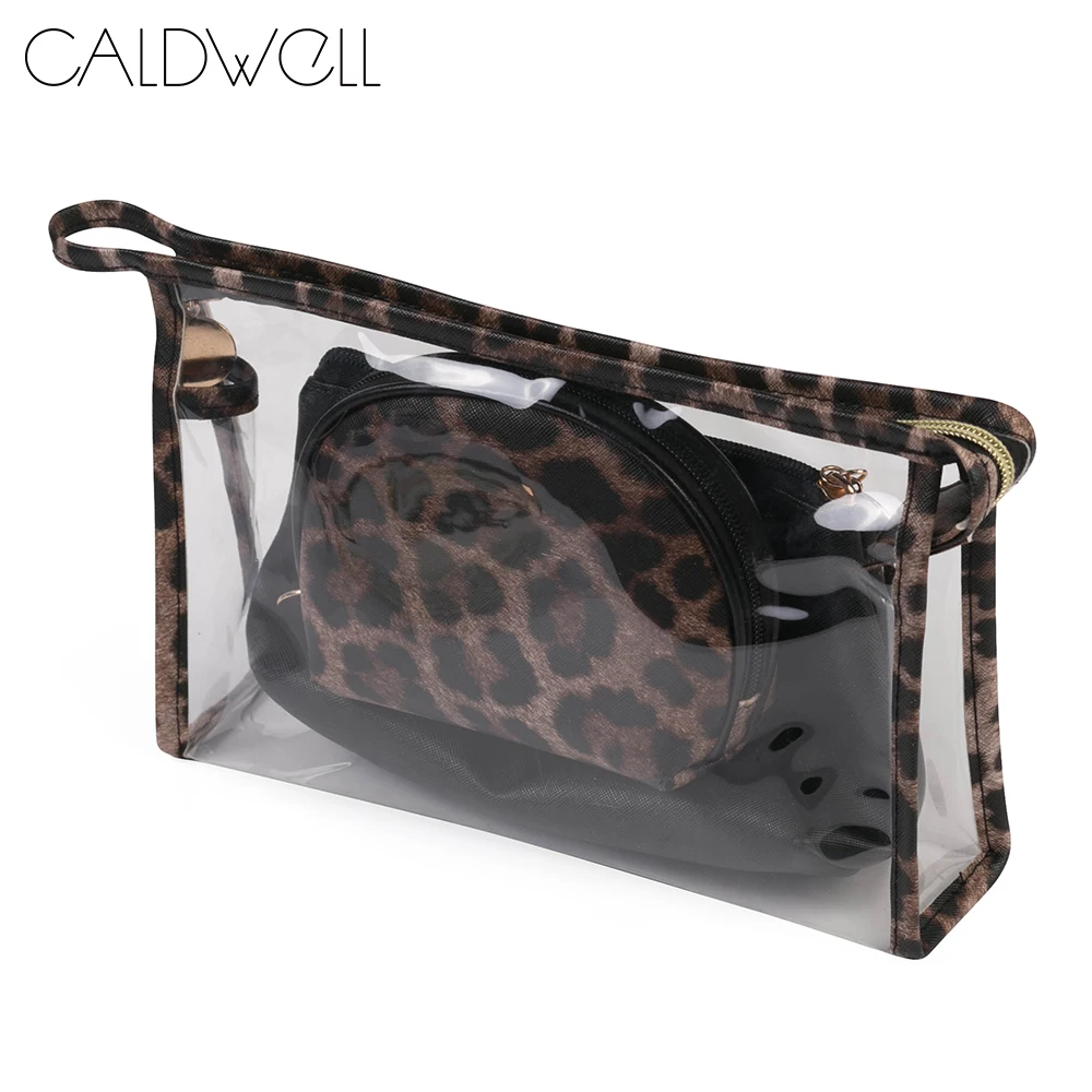 3 шт./компл. туалетные сумки CALDWELL ПВХ прозрачный макияж сумка органайзер для