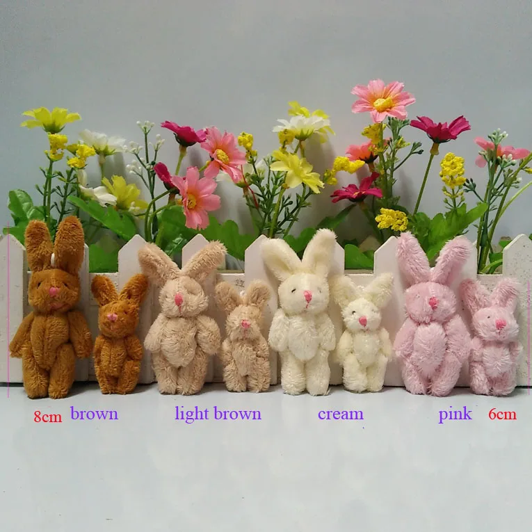 Длинная шерстяная подвеска в виде кролика 6 см 8 см|mini bunny|plush pendantplush lot |