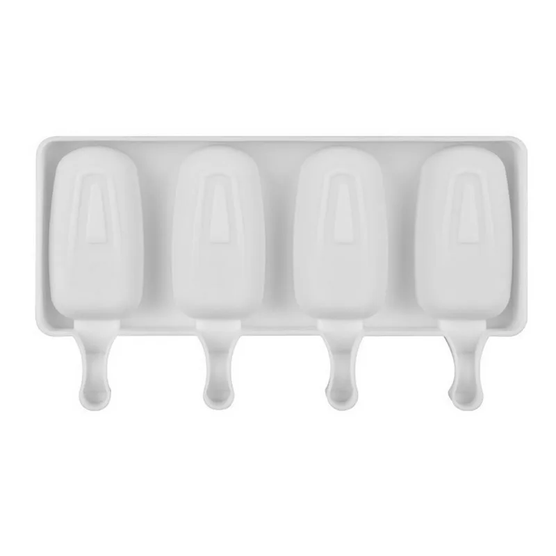 Hoomall 4 ячейки силиконовая форма для Замораживания мороженого сока фруктовое