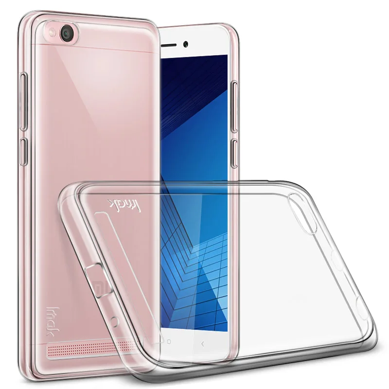 Imak Прозрачный чехол для Xiaomi Redmi 5A прозрачный мягкий гелевый силиконовый из ТПУ |