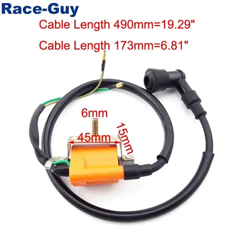 Гоночная катушка зажигания + Свеча A7TC для китайского 50cc 70cc 90cc 110cc 125cc XR50 CRF50