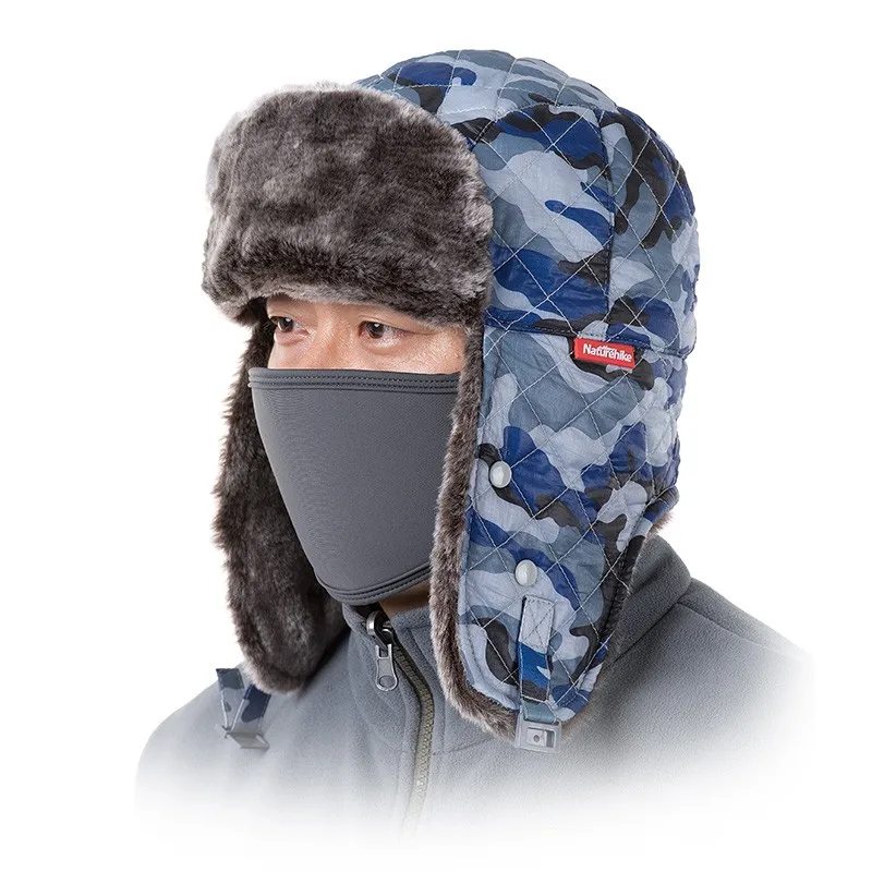 Naturehike водостойкая флисовая шапка зимняя закрывающая уши Рыбалка Кемпинг пеший