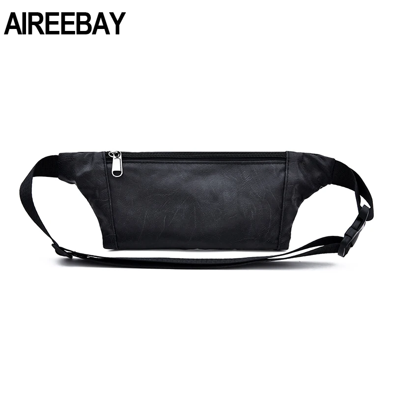 Повседневная поясная сумка AIREEBAY из искусственной кожи для мужчин забавная