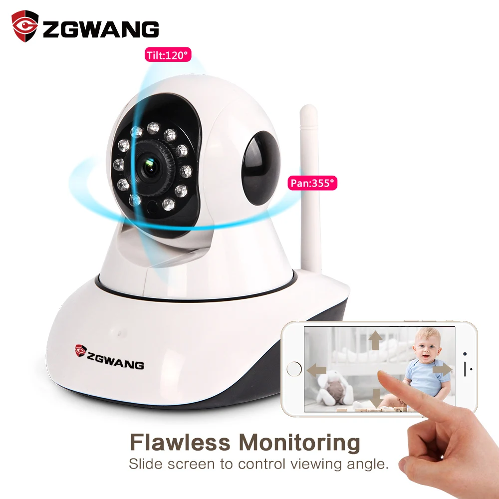 ZGWANG домашняя охранная ip камера Wi Fi IR Cut ночное видение аудио запись Wifi 720 P CCTV