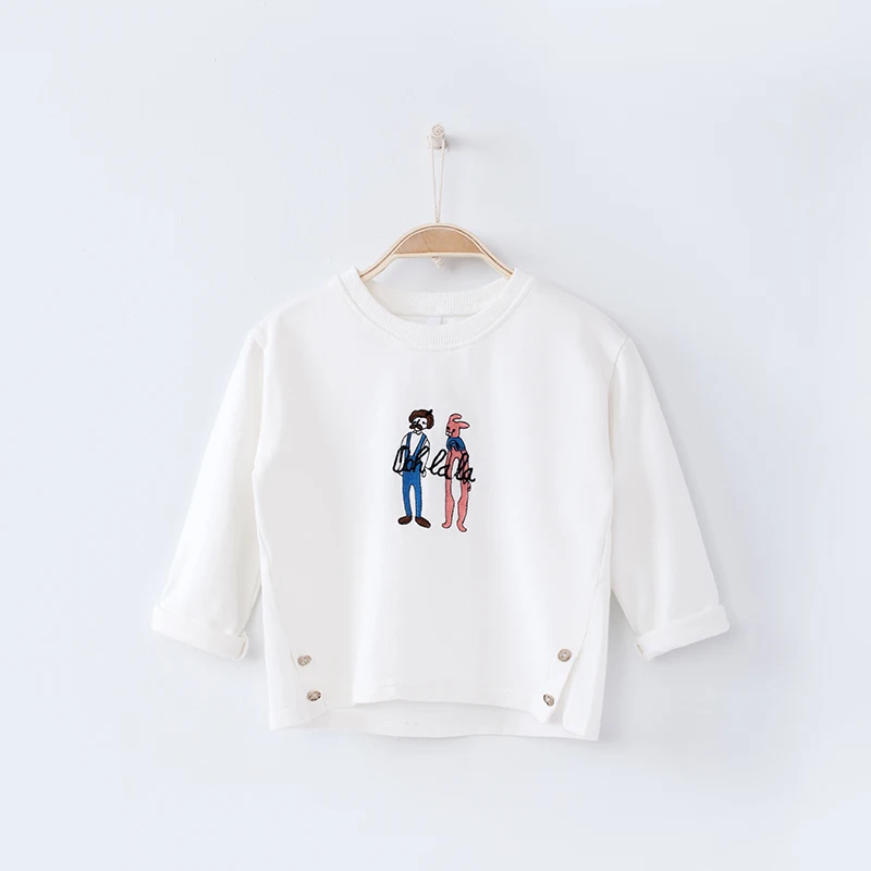 Девушки Парни Рубашки Блузка Дети Детские Весна Осень Зима С Длинным Рукавом