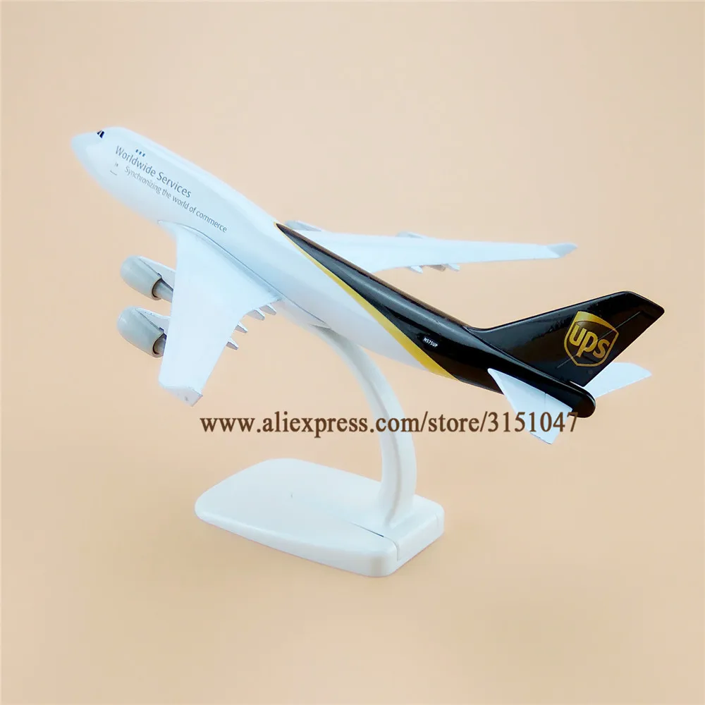 20 см Air услуги по всему миру UPS B747 Boeing 747 Airlines Самолет Модель самолета сплав металла