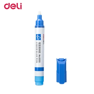 Deli 10 мл портативный клей в форме ручки, прозрачный ручной студенческий арт ручной работы, креативная модель DIY, оптовая продажа