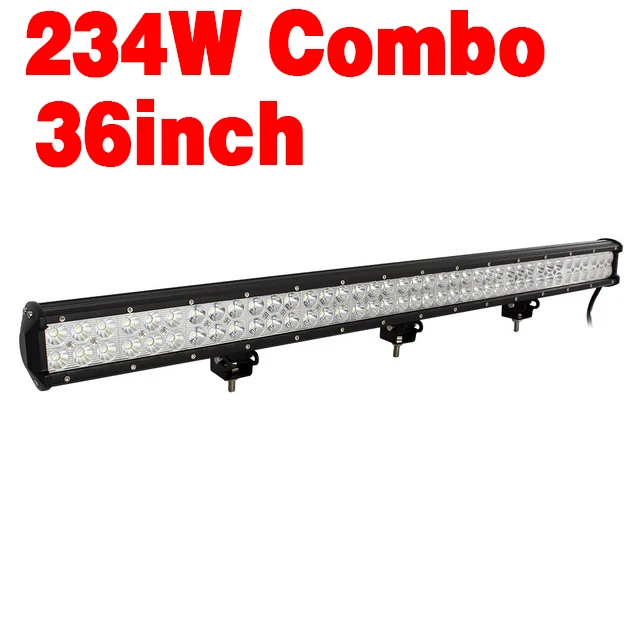 36inch 234w combo 4, 7, 12, 17, 20, 23, 28, 36, 44 дюйма, 18 Вт-288 Вт, светодиодный рабочий светильник для внедорожника, для мотоцикла, трактора, лодки, внедорожника, 4WD, 4x4, грузовик, внедорожник, ATV - Цвет: 36inch 234w combo