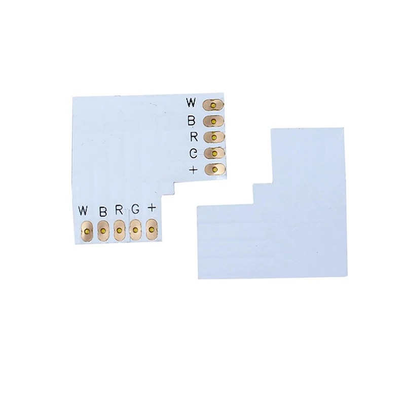 5 шт. l образный 12 мм 5PIN без пайки Быстрый разветвитель угловой Угловой