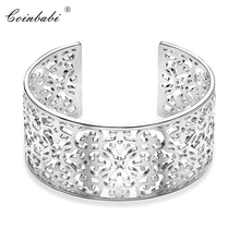 Браслеты Arabesque с серебряным напылением 925 стерлингового серебра