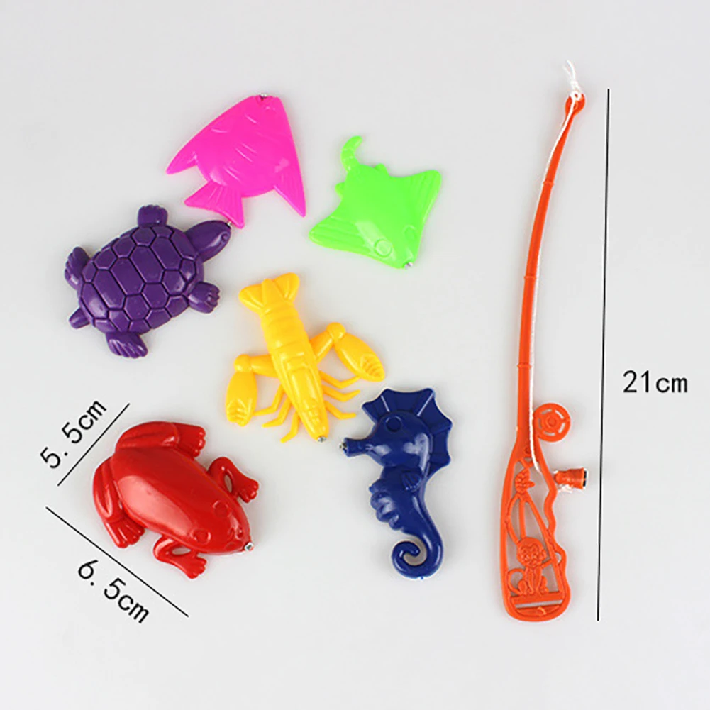 

Funny Children Magnetic Fishing Tool Set Kid Parent-Child Interaction Puzzle Toy fish square hot gift