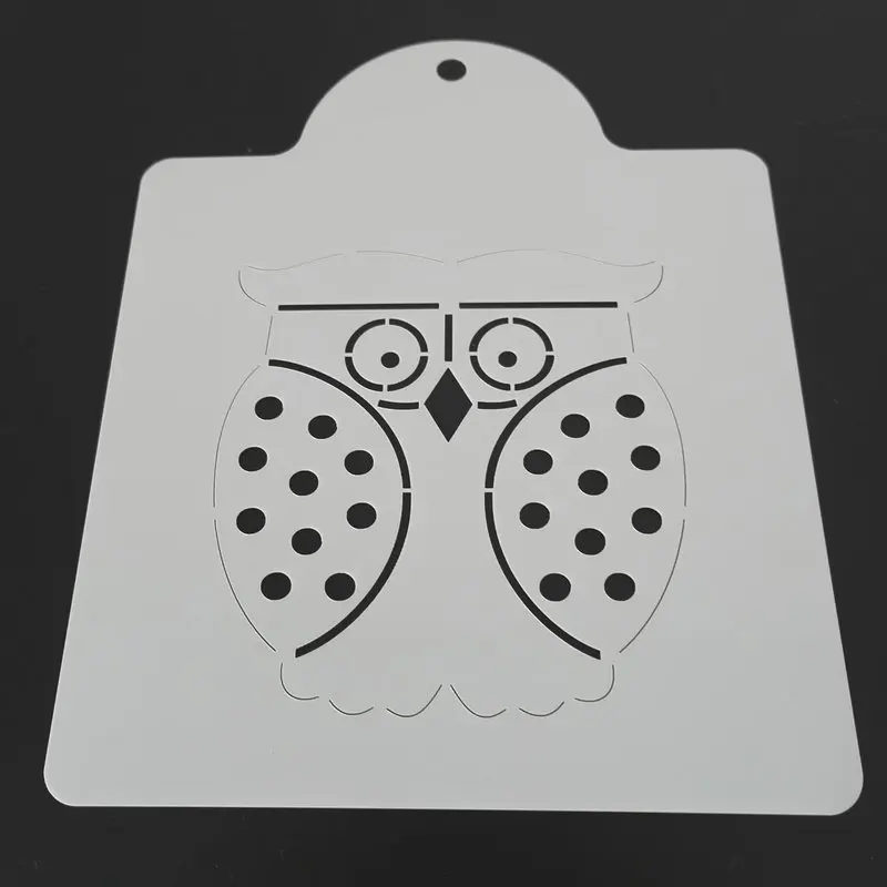 4-дюймовая мультяшная сова Пластиковая форма для кексов инструменты украшения