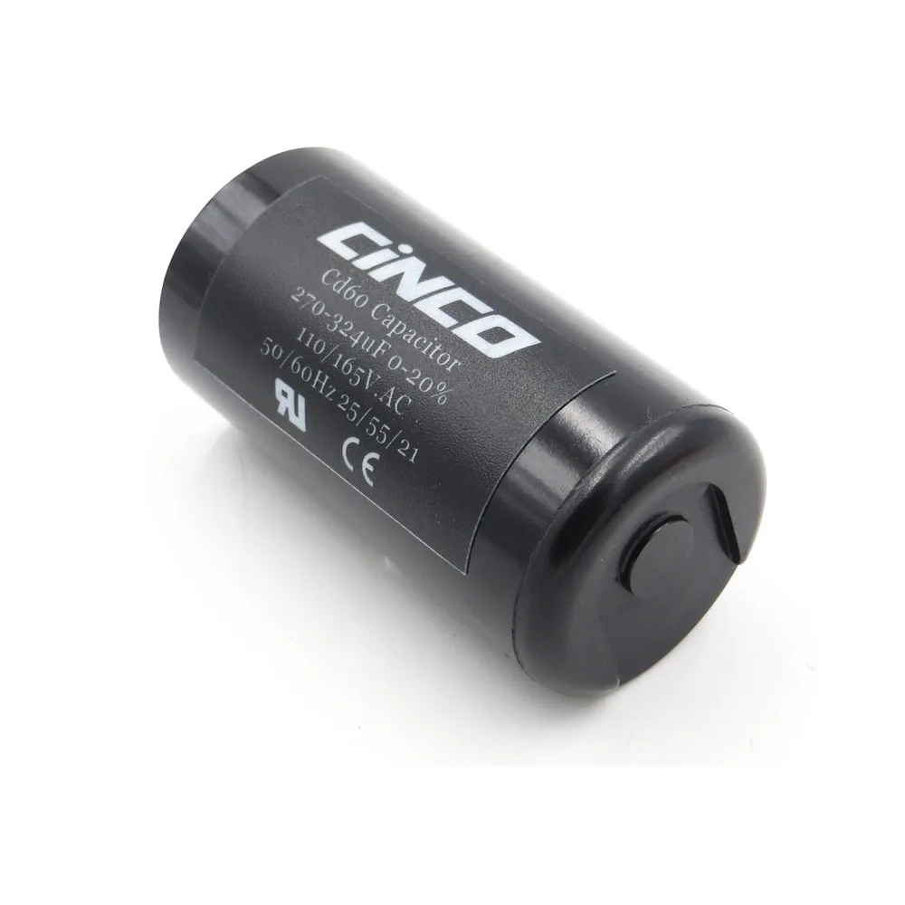 Конденсаторы двигателя CD60 пусковые конденсаторы 270 мкФ 324 110V 125V 165V 270-324 mfd uF mf