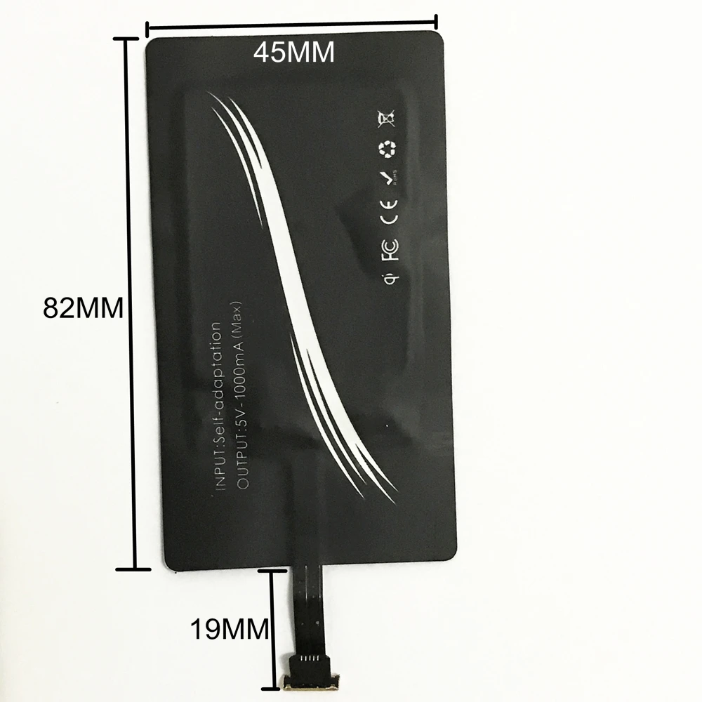 Qi беспроводной мобильный телефон приемник для зарядки чип карта iPhone 5 6 6s 7 Plus Micro