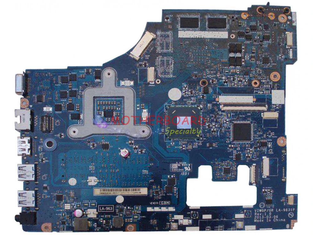 Vieruodis для ноутбука Lenovo G500 материнская плата VIWGP/GR LA 9631P DDR3 100%