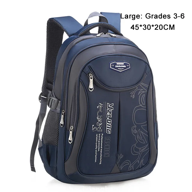 Dark blue small Детские школьные сумки, ортопедические школьные сумки, рюкзак принцессы, детская школьная сумка для девочек, рюкзак для начальной школы, Mochila Infantil - Цвет: Dark blue small