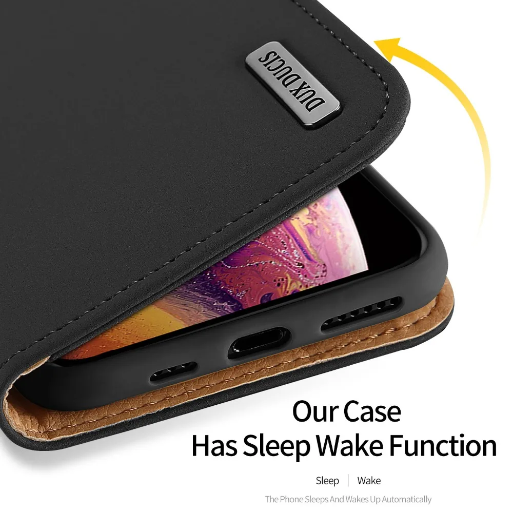 Оригинальный Официальный чехол NEWISDOM для iphone xs max кожаный натуральный кошелек