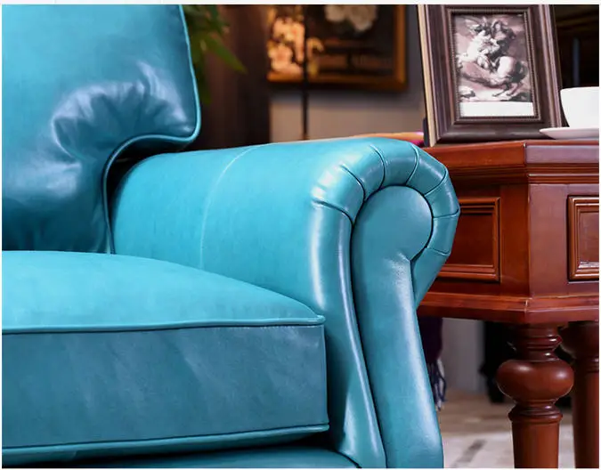 Диван для гостиной диваны из натуральной бычьей кожи 3 местный диван|Диваны