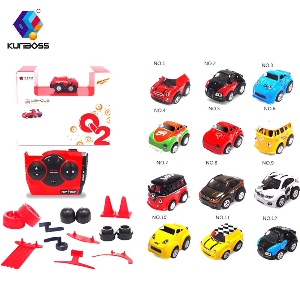 2018 детский мини пульт дистанционного управления RC автомобиль stunt car мультфильм