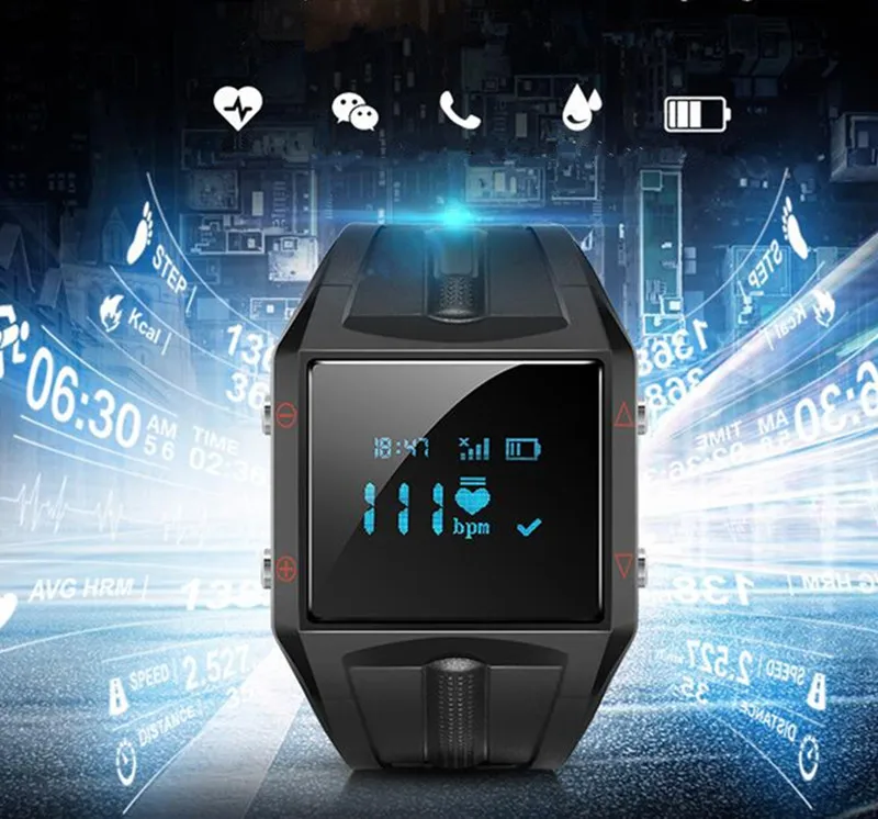 2016 Новый S912 Bluetooth Смарт Часы Наручные Мужчин Спорта часы Для Android Телефон 0.3Mp