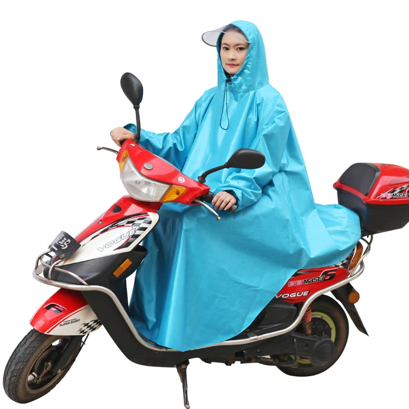 Мотоциклетное пончо с длинным рукавом свободный размер для 155-185 см высота тела