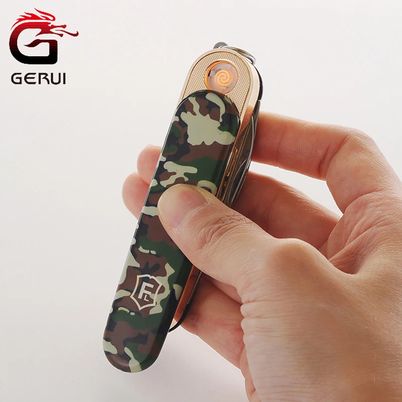 Gerui Универсальный USB Зажигалка открывалка для бутылок перезаряжаемая
