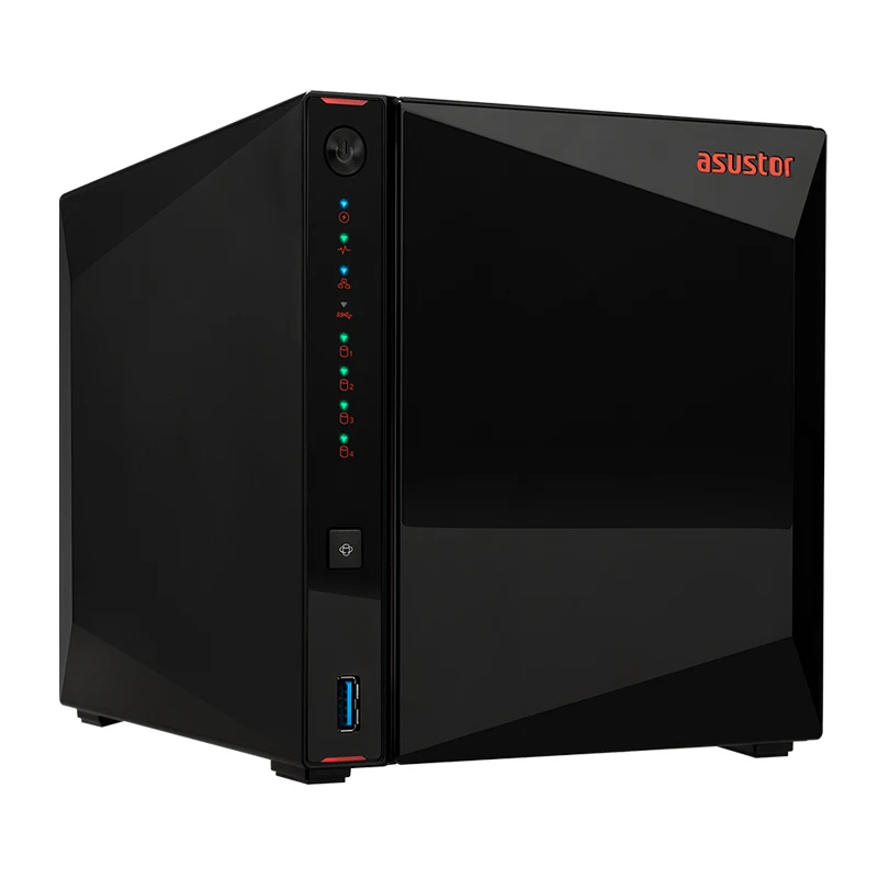 ASUSTOR AS5304T 4 bay nas сервер nfs облачное хранилище для сети 3 года гарантии|Сетевые