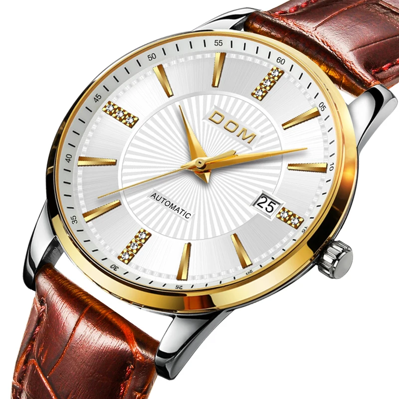 2018 Relojes DOM Мужские автоматические механические Спортивные часы мужские
