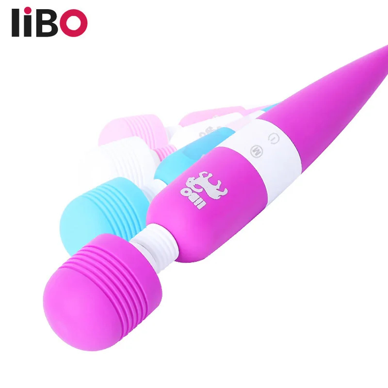 

LIBO Clit Vibrators for Women 8 Speed USB Rechargeable AV Magic Wand Vibrator Massager Vibrating Stick Sex Toys Sex Products