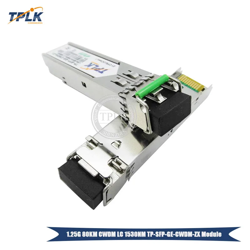 Горячая продажа 1 25G 80KM CWDM LC 1530NM оптический модуль с DDM волоконно SFP
