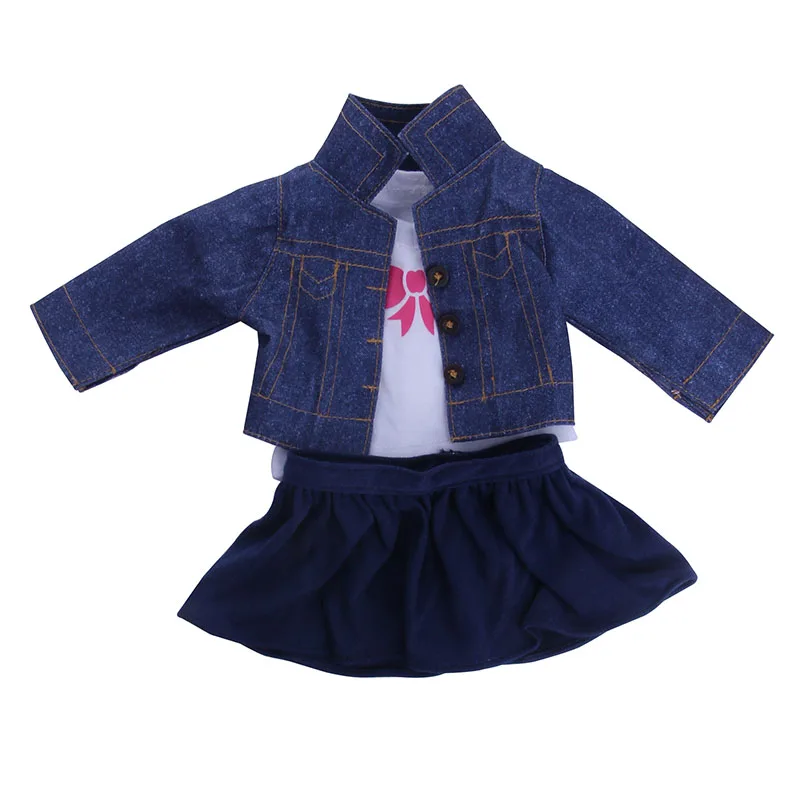 Luckdoll из трех частей костюм ковбоя для 18 дюйма американские куклы, Детская лучший праздник подарки