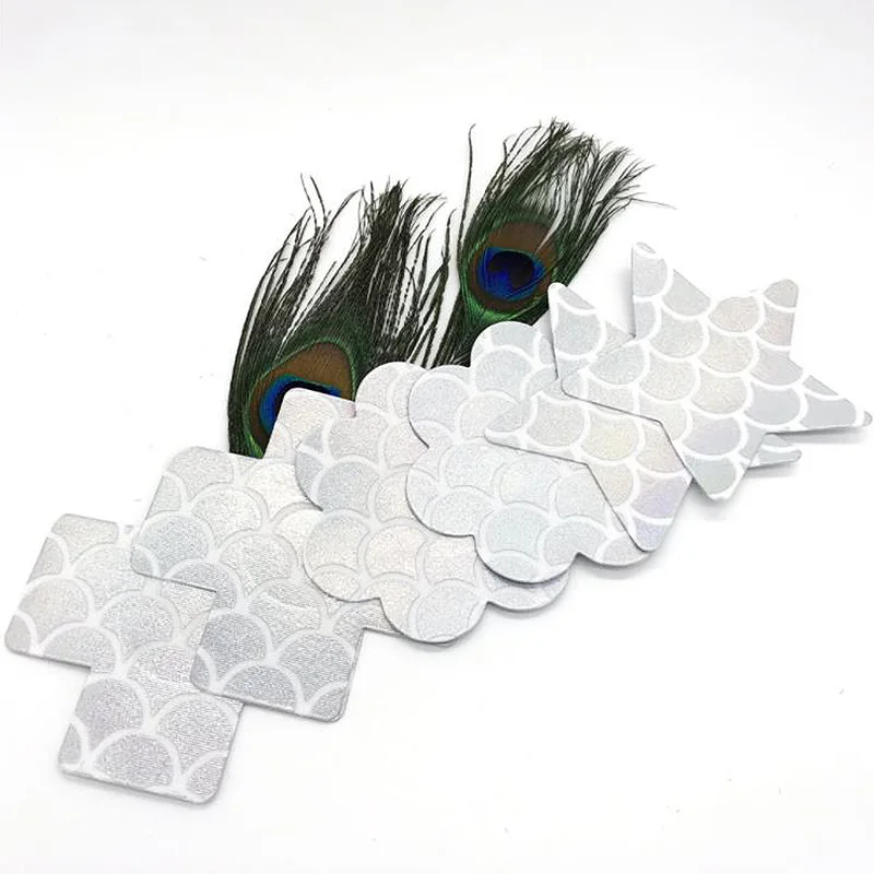 Бесшовные соски одноразовые яркие лазерные наклейки на грудь анти-удар